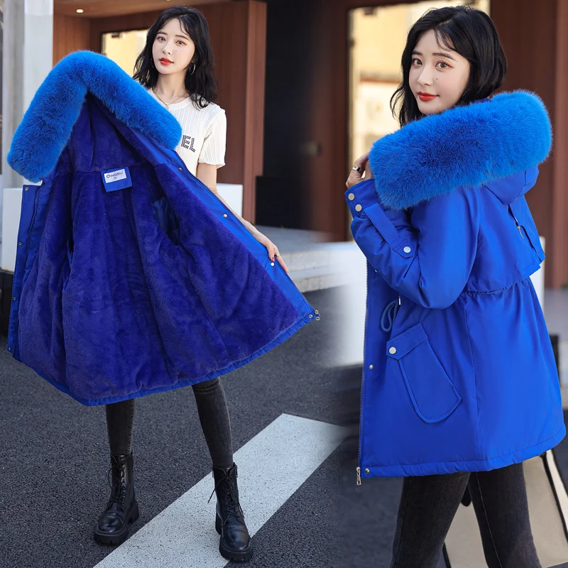 2023 New Winter Jacket Women Long Winter Coat Women Clothing Wool Liner Hooded Parkas Slim With Fur Collar Warm
2023 New Winter Jacket Women Long Winter Coat Women Clothing Wool Liner Hooded Parkas Slim With Fur Collar Warm