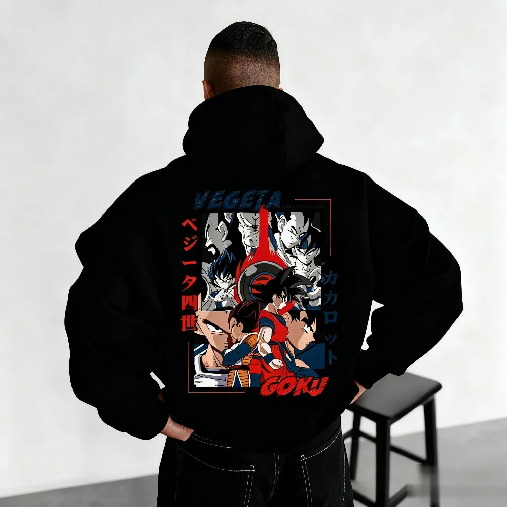 Men's Dragon Ball Goku Vegeta Hoodie Anime Unisex Graphic Print Sweatshirt Streetwear Autumn Winter Casual Fitness Long Sleeve
Men's Dragon Ball Goku Vegeta Hoodie Anime Unisex Graphic Print Sweatshirt Streetwear Autumn Winter Casual Fitness Long Sleeve
