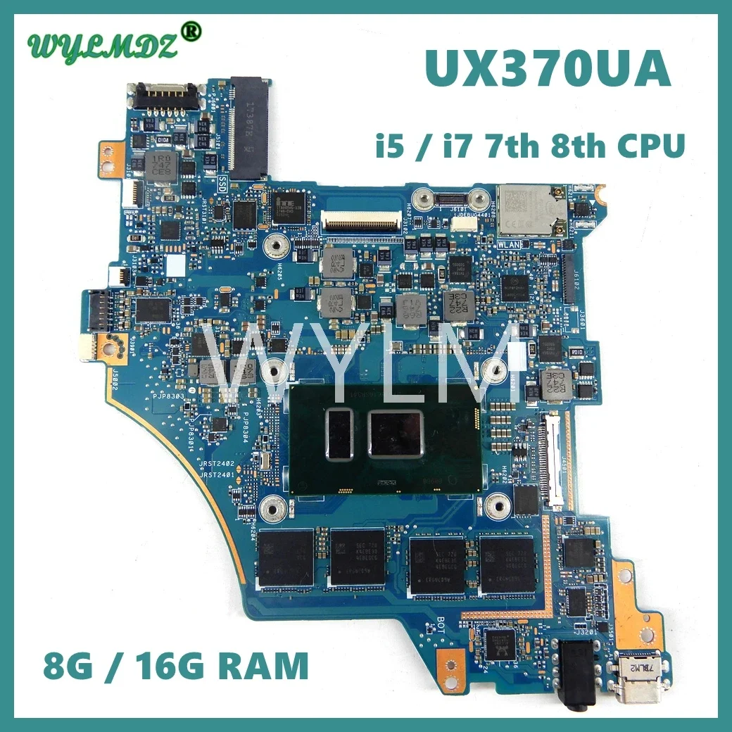 UX370UA CPU:i7-7tth/8th RAM: 8G/16G Mainboard For ASUS Q325UA Q325UAR UX370U UX370UA UX370UAR UX370UAF Laptop Motherboard
UX370UA CPU:i7-7tth/8th RAM: 8G/16G Mainboard For ASUS Q325UA Q325UAR UX370U UX370UA UX370UAR UX370UAF Laptop Motherboard