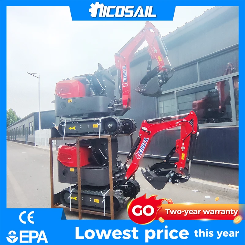 Nicosail CE Certified OKW12 Mini Crawler Excavator – Custom Fit for European Narrow Sites & Road Recovery
Nicosail CE Certified OKW12 Mini Crawler Excavator – Custom Fit for European Narrow Sites & Road Recovery
