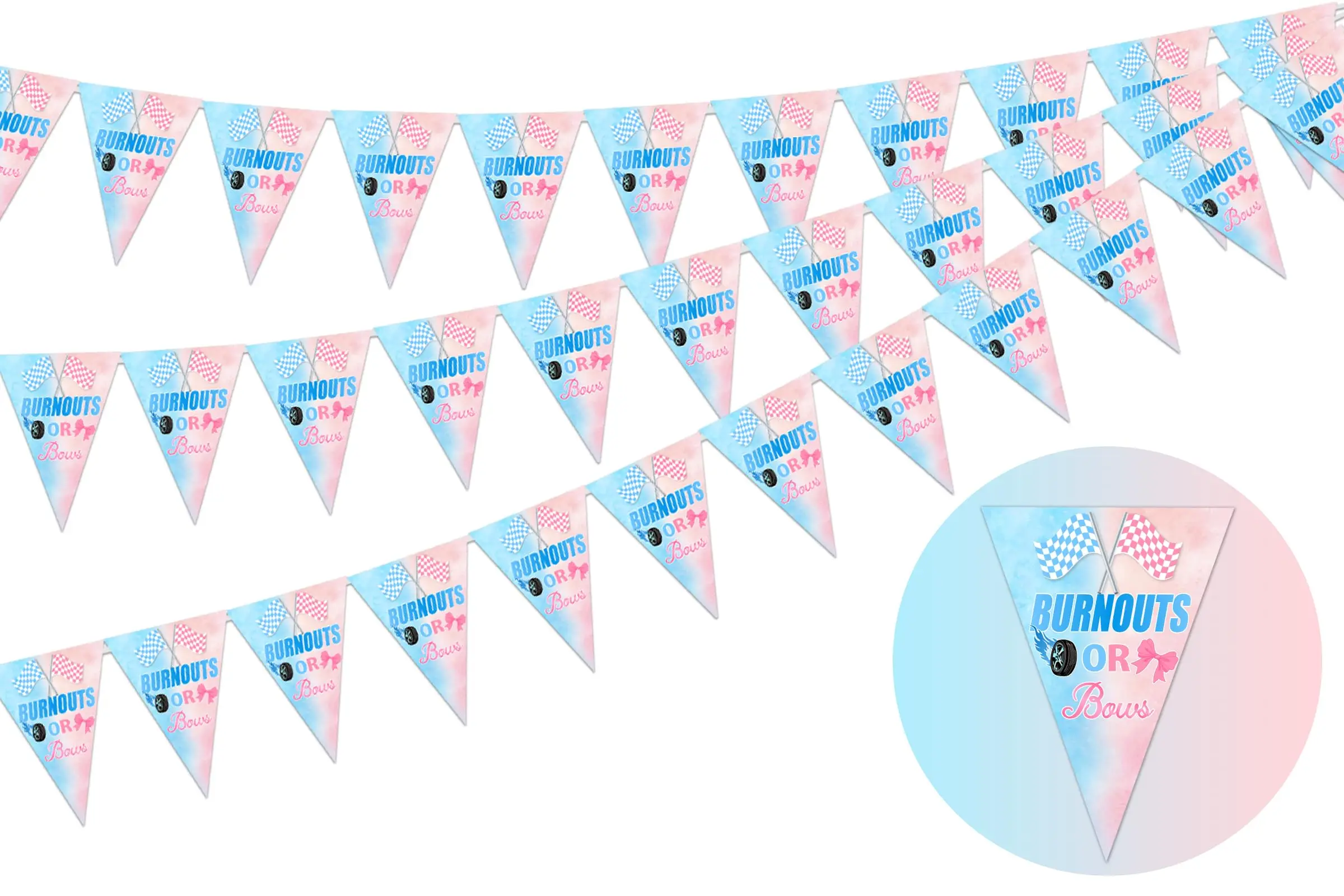 Cheereveal 3 шт. бурнуты или банты вымпел овсянка баннеры, подвесной треугольный знак с раскрыванием пола для мальчиков и девочек
Cheereveal 3 шт. бурнуты или банты вымпел овсянка баннеры, подвесной треугольный знак с раскрыванием пола для мальчиков и девочек