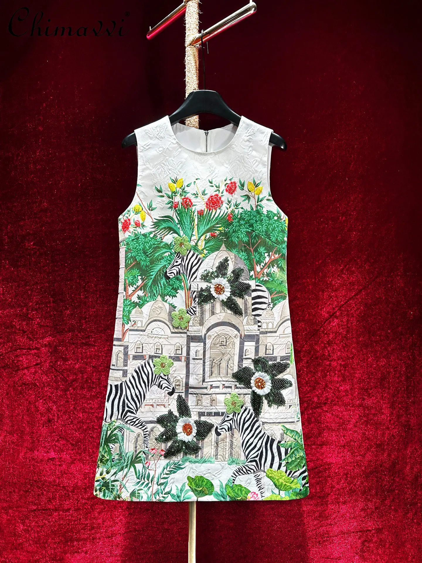 2026 Spring/summer New Women's A-line Dress Exquisite Embroidery Sequin Vintage Round Neck Printed Elegant Short Party Dress
2026 Spring/summer New Women's A-line Dress Exquisite Embroidery Sequin Vintage Round Neck Printed Elegant Short Party Dress