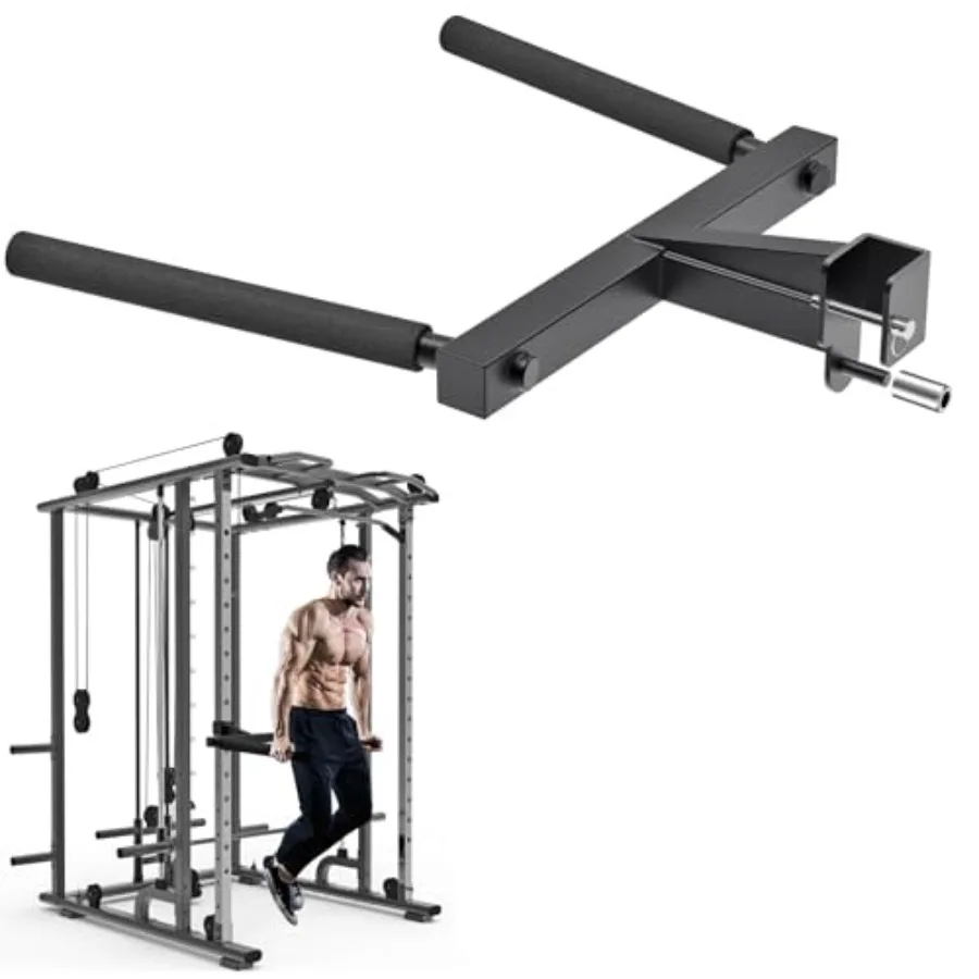 Y-Shaped Dip Bar for Power Cage with 5/8 or 1 Hole - Dip Bar Attachments for Home Gym - Heavy Duty Power Rack Attachments - Squ
Y-Shaped Dip Bar for Power Cage with 5/8 or 1 Hole - Dip Bar Attachments for Home Gym - Heavy Duty Power Rack Attachments - Squ