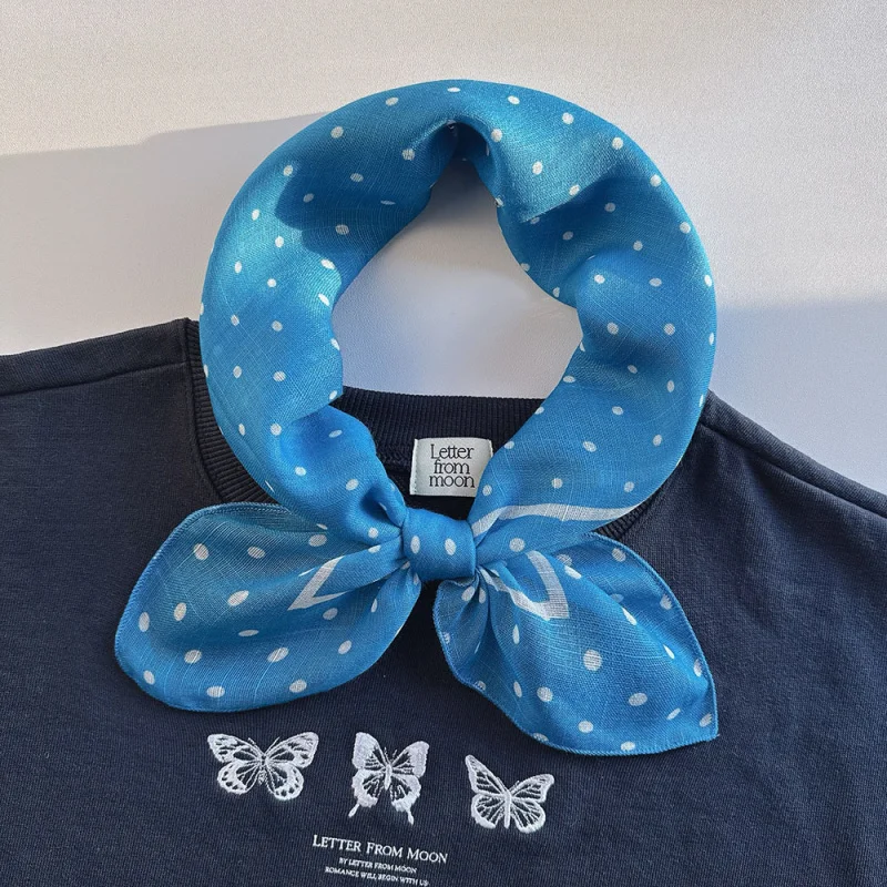 2025Spring new sweet polka cotton-linen square scarf58x58Multifunctional Fashionable Scarf Headscarf Wome
2025Spring new sweet polka cotton-linen square scarf58x58Multifunctional Fashionable Scarf Headscarf Wome