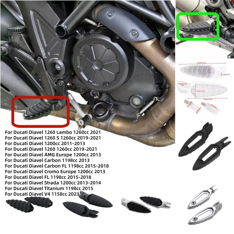 Motorcycle Accessories Footrests Pedal Bracket Foot Peg Rest Stop Rubber For DUCATI Diavel 1260 Diavel 1200 1198 1158 2011-2022
Motorcycle Accessories Footrests Pedal Bracket Foot Peg Rest Stop Rubber For DUCATI Diavel 1260 Diavel 1200 1198 1158 2011-2022