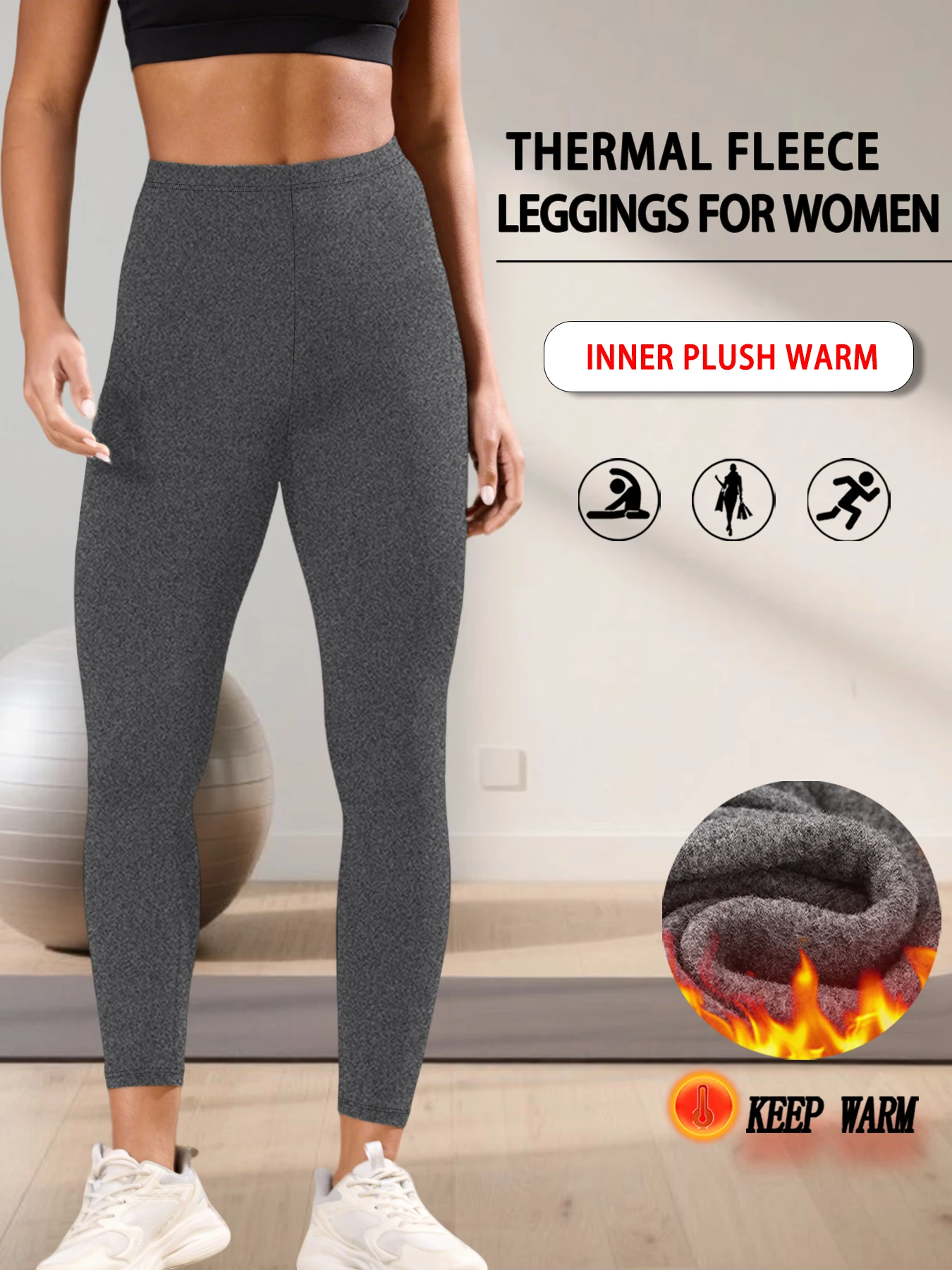 Super Soft Fleece Lined Leggings Women, Workout Yoga Running Thermal Warm Pants For cold winter
Super Soft Fleece Lined Leggings Women, Workout Yoga Running Thermal Warm Pants For cold winter