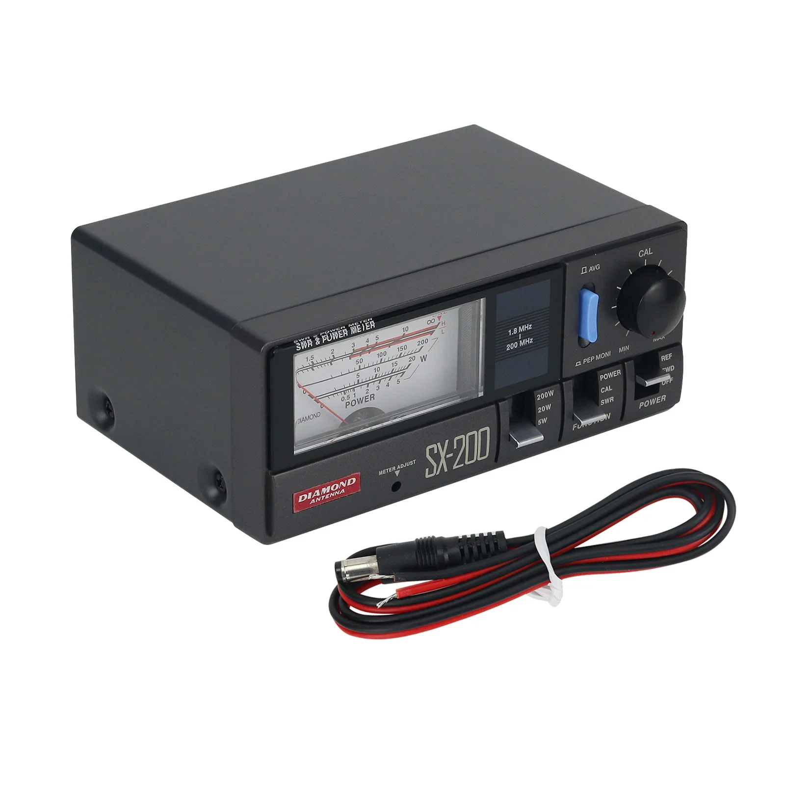 SX-200 SWR & Power Meter 1.8~200MHz Bands 5W 20W 200W 400W Electronic Meter
SX-200 SWR & Power Meter 1.8~200MHz Bands 5W 20W 200W 400W Electronic Meter