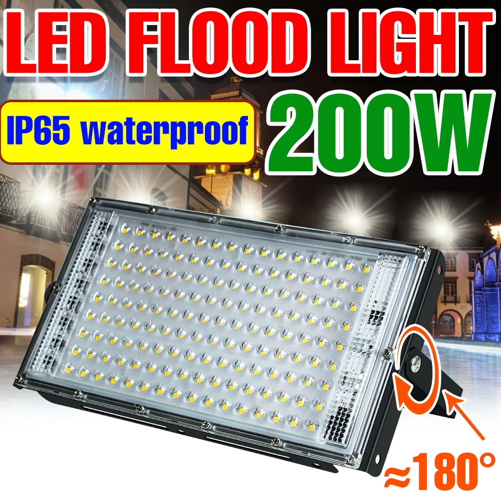200W LED Floodlight Reflector Spotlight AC220V Outdoor Waterproof Street Lamp SMD2835 Garden Corridor Wall Light Cold/Warm White
200W LED Floodlight Reflector Spotlight AC220V Outdoor Waterproof Street Lamp SMD2835 Garden Corridor Wall Light Cold/Warm White