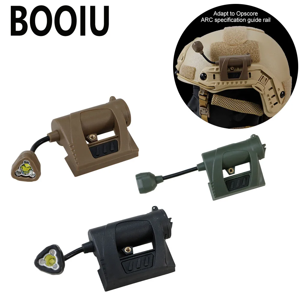 BOOIU 3-режимный светодиодный тактический светильник для шлема для ночного активного отдыха - лазерная лампа для шлема для охоты, велоспорта и рыбалки
BOOIU 3-режимный светодиодный тактический светильник для шлема для ночного активного отдыха - лазерная лампа для шлема для охоты, велоспорта и рыбалки