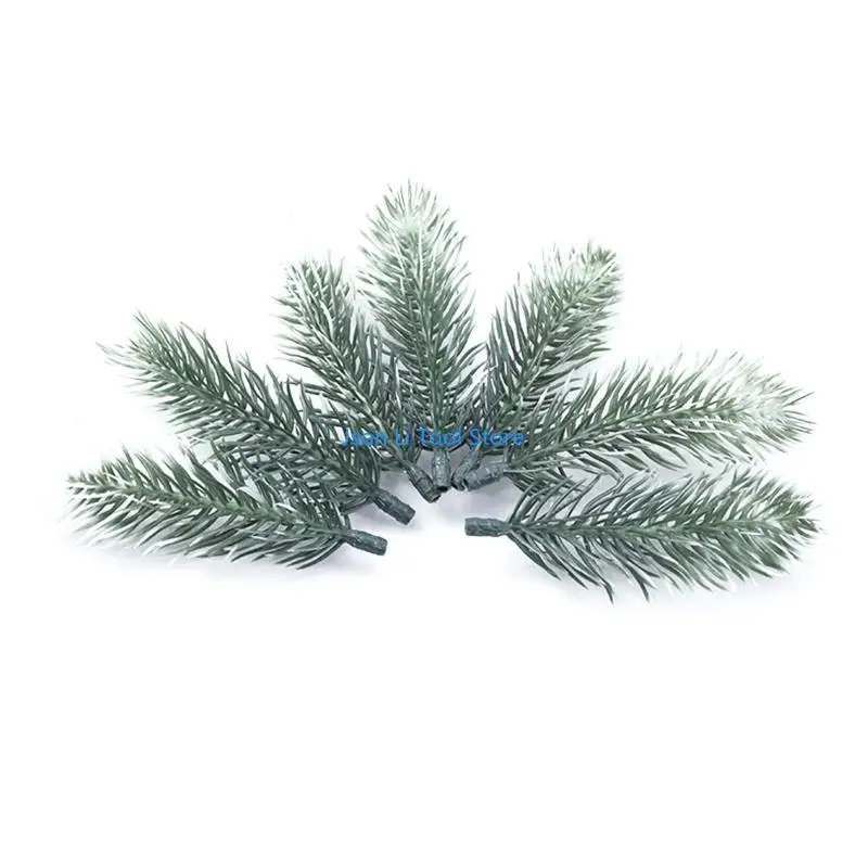 Y08D 100Pcs Artificial Snow Frosted Pine Needles Branches Cedar Twig Stems Sprigs Faux Greenery Christmas Tree Picks for Flower
Y08D 100Pcs Artificial Snow Frosted Pine Needles Branches Cedar Twig Stems Sprigs Faux Greenery Christmas Tree Picks for Flower