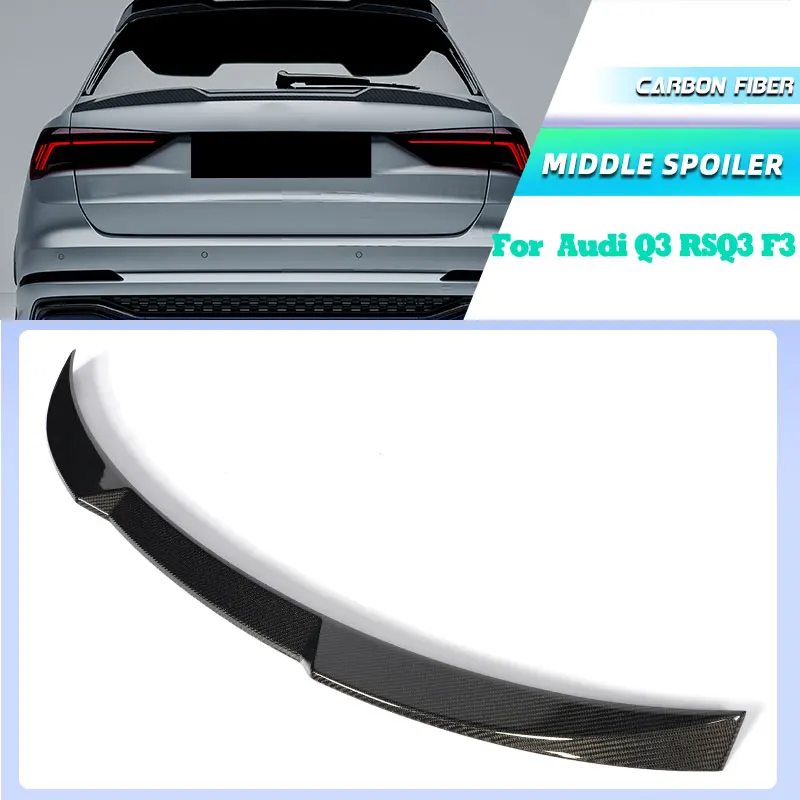 Full Carbon Fiber Car Rear Trunk Middle Spoiler Wings for Audi Q3 RSQ3 F3 2019-2025 Racing Rear Spoiler Mid Trunk Wing Lip
Full Carbon Fiber Car Rear Trunk Middle Spoiler Wings for Audi Q3 RSQ3 F3 2019-2025 Racing Rear Spoiler Mid Trunk Wing Lip