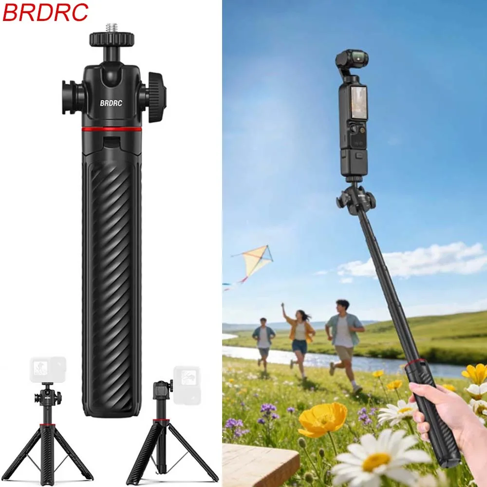 BRDRC Tripod for DJI Pocket 4 3 Adjustable Selfie Stick Holder 1/4 Interface Extension Pole Backet for Action 6 5Pro Camera Part
BRDRC Tripod for DJI Pocket 4 3 Adjustable Selfie Stick Holder 1/4 Interface Extension Pole Backet for Action 6 5Pro Camera Part
