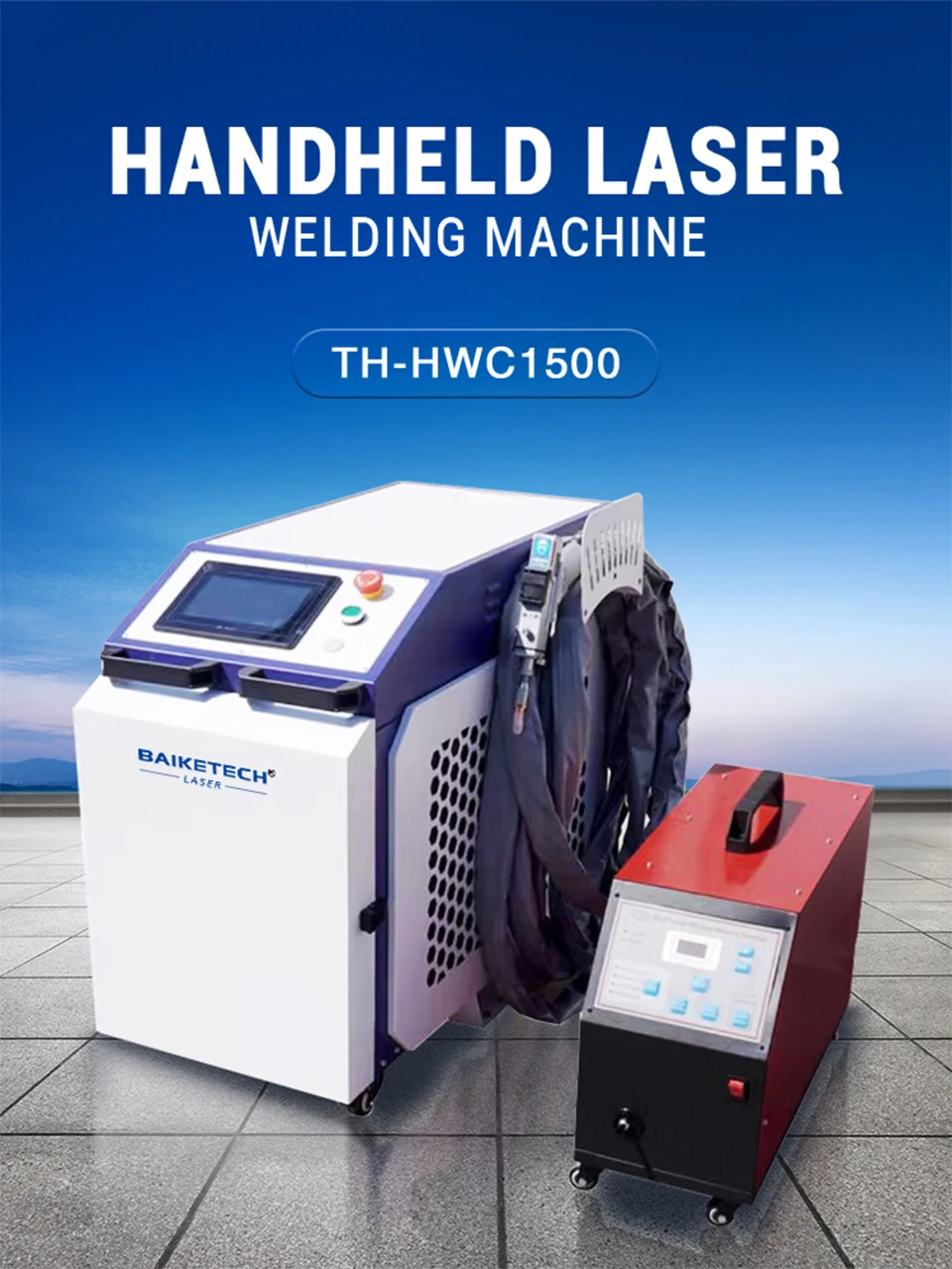 1500W Laser Handheld Welding Machine Water Cooling Raycus Fiber Laser Welders
1500W Laser Handheld Welding Machine Water Cooling Raycus Fiber Laser Welders