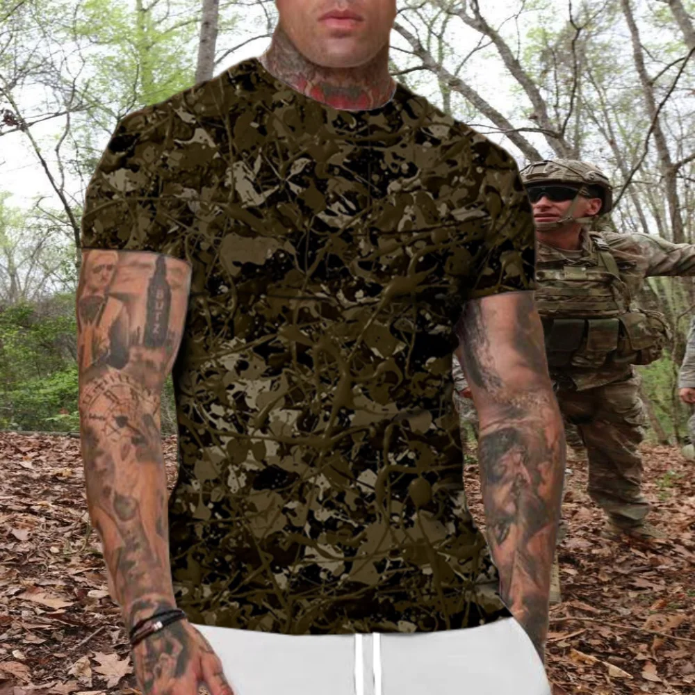 Мужская футболка Wilderness Survival Adventure Outdoor Jungle, дышащая и удобная, подходит для занятий спортом на открытом воздухе
Мужская футболка Wilderness Survival Adventure Outdoor Jungle, дышащая и удобная, подходит для занятий спортом на открытом воздухе