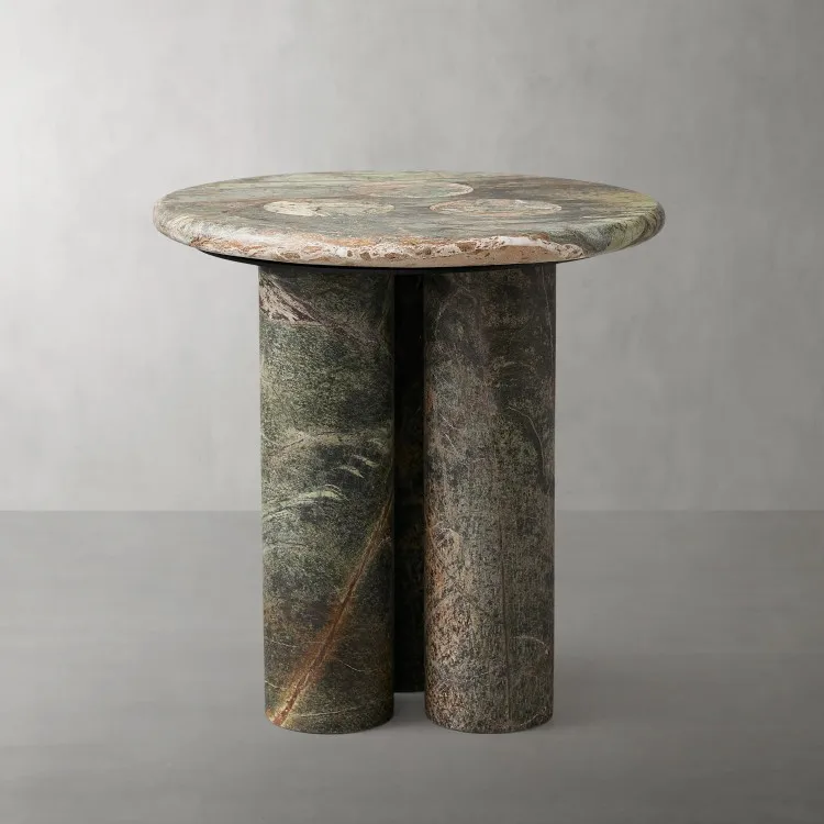 For Modern Round Marble Side Table with Column-Style Leg Hotel Living Room Furniture for Home Use
For Modern Round Marble Side Table with Column-Style Leg Hotel Living Room Furniture for Home Use
