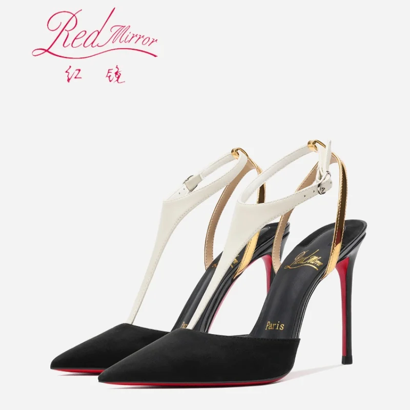 Women's Sandals Summer Pointed Toe Red Shiny Bottoms Stiletto High Heels Luxury Designer High Quality Pumps Elegant Woman Shoes
Women's Sandals Summer Pointed Toe Red Shiny Bottoms Stiletto High Heels Luxury Designer High Quality Pumps Elegant Woman Shoes