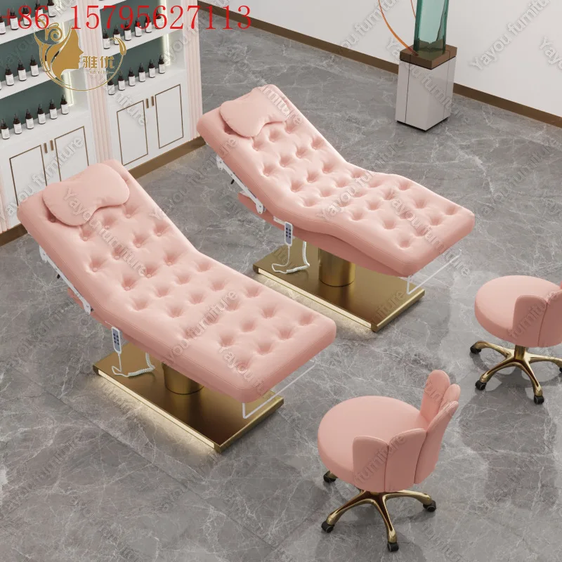 Electric beauty bed Beauty salon Gold base Massage bed Medical beauty facial bed Eyelash tattoo
Electric beauty bed Beauty salon Gold base Massage bed Medical beauty facial bed Eyelash tattoo