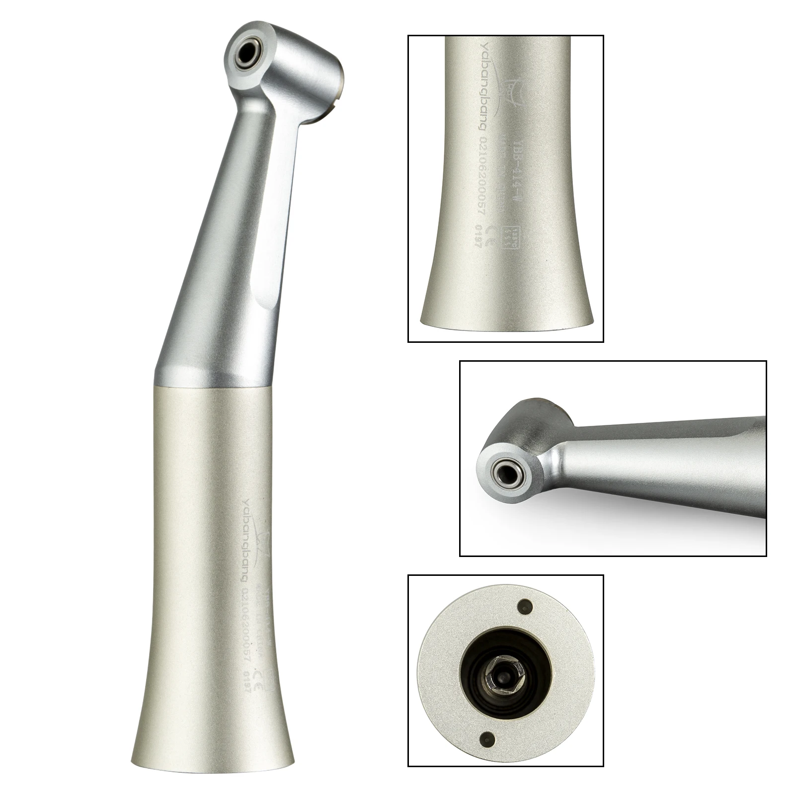 NSK Style Dental Push Button Contra Angle Handpiece Low Speed 1:1 Direct Drive Gear Ratio
NSK Style Dental Push Button Contra Angle Handpiece Low Speed 1:1 Direct Drive Gear Ratio
