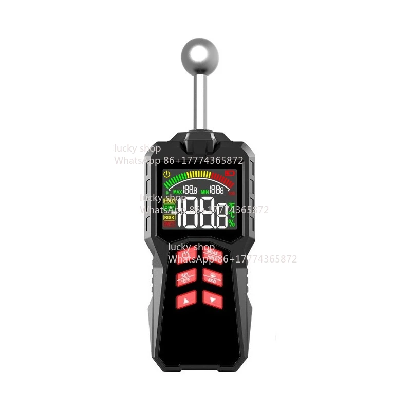 Spherical Non-destructive Induction Moisture Meter High-precision Wood Leakage Tester Wall Humidity Detector
Spherical Non-destructive Induction Moisture Meter High-precision Wood Leakage Tester Wall Humidity Detector