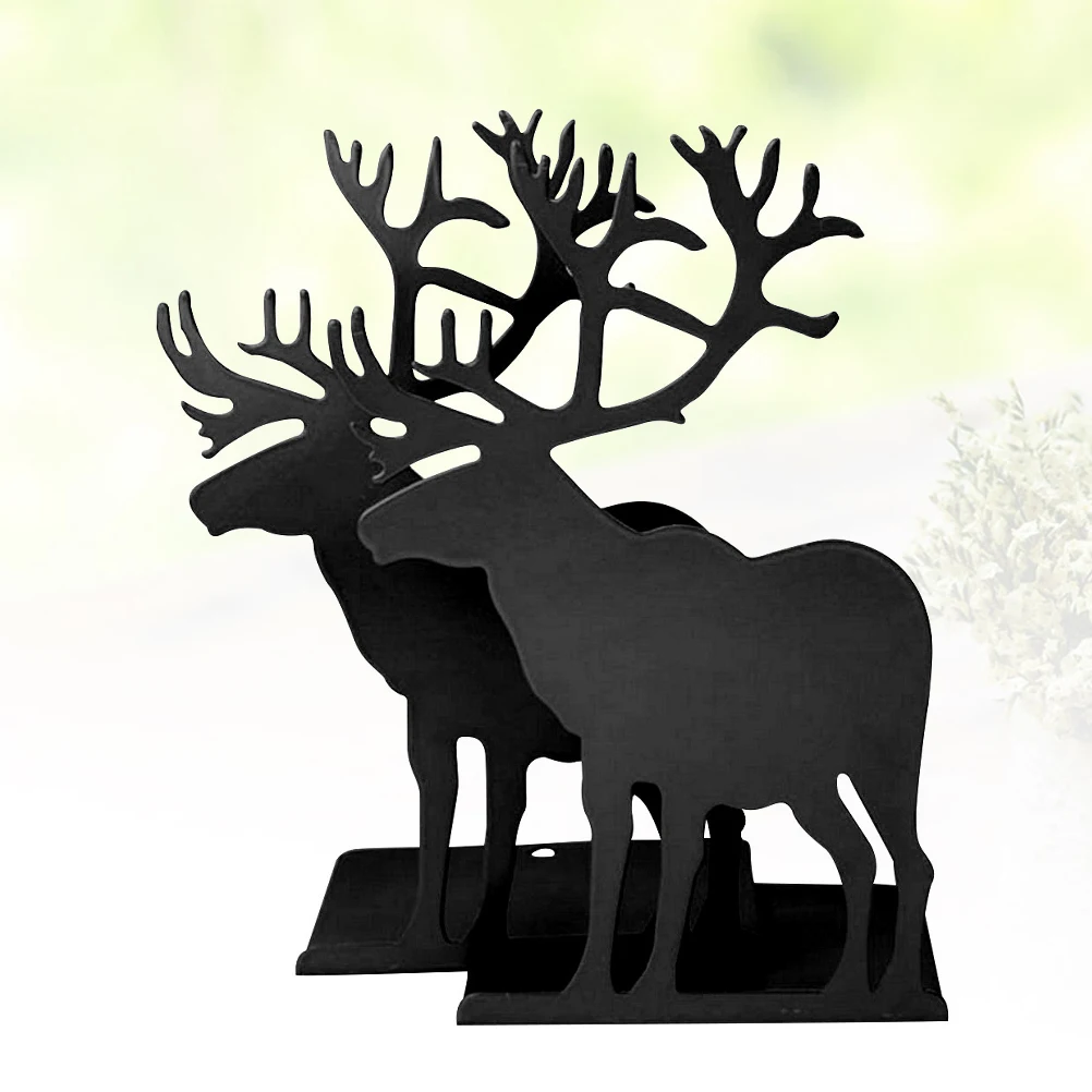 Iron Elk Organiser Bookshelf Frame Bookends Stationery Christmas Gift Iron Bookends Frame Book Stand Idea
Iron Elk Organiser Bookshelf Frame Bookends Stationery Christmas Gift Iron Bookends Frame Book Stand Idea