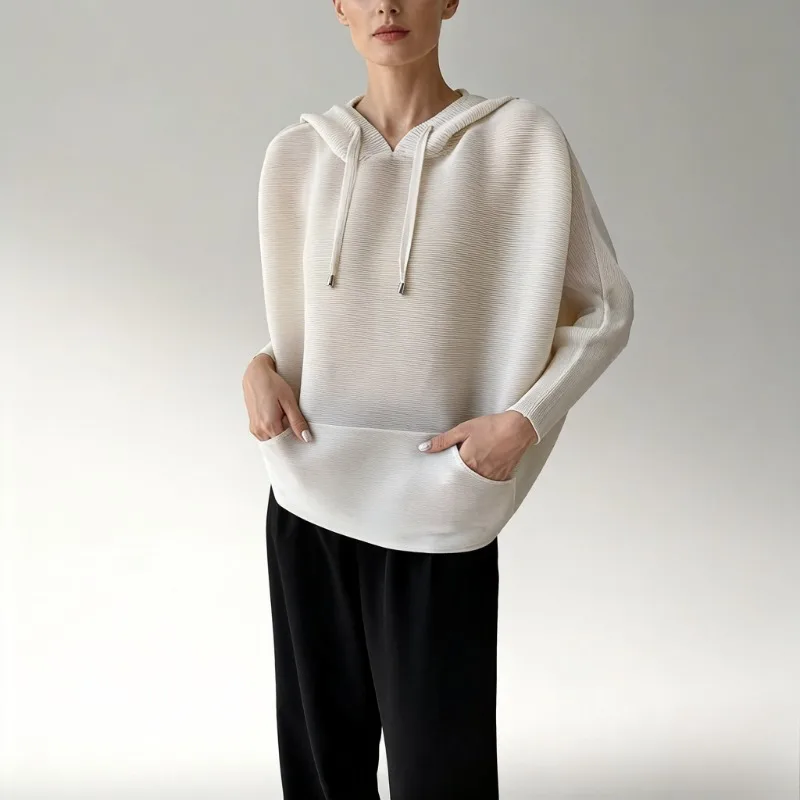 Miyake Pleated Jacket Plisse 2026 Summer New Pleats Versatile Casual Lazy Relaxed High-end Design Loose Slimming Hooded Fold Top
Miyake Pleated Jacket Plisse 2026 Summer New Pleats Versatile Casual Lazy Relaxed High-end Design Loose Slimming Hooded Fold Top