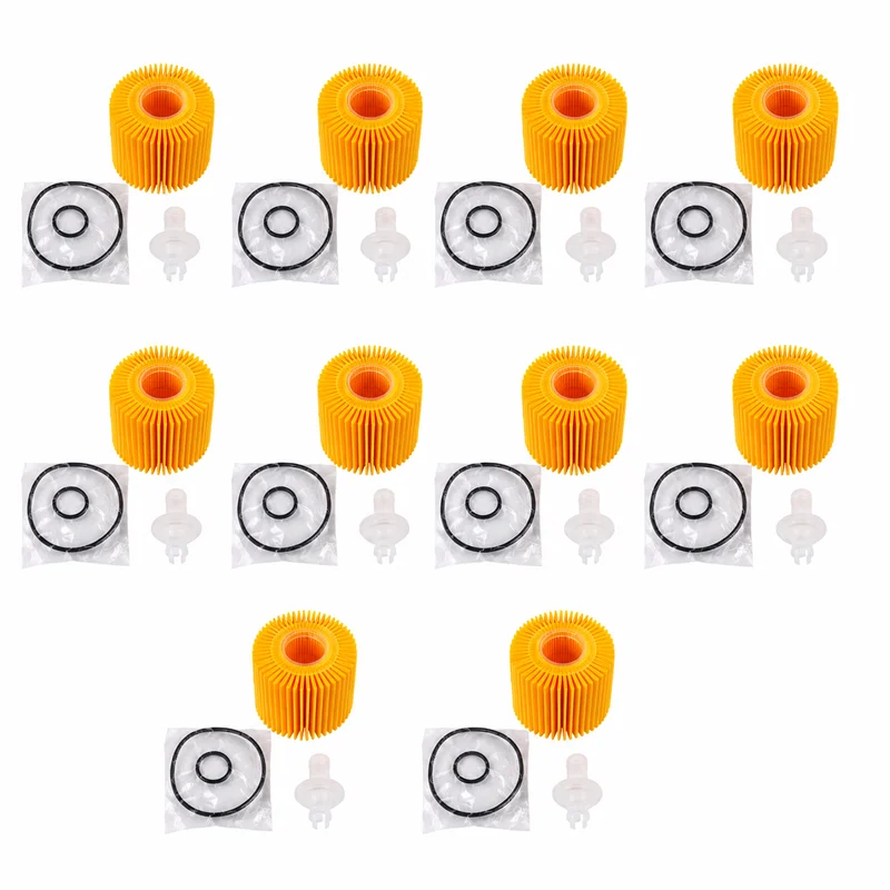 10x Engine Oil Filter 04152-91090 For Toyota Corolla Camry RAV4 Yaris Auris Land Cruiser Highlander OEM Replacement Car Part
10x Engine Oil Filter 04152-91090 For Toyota Corolla Camry RAV4 Yaris Auris Land Cruiser Highlander OEM Replacement Car Part