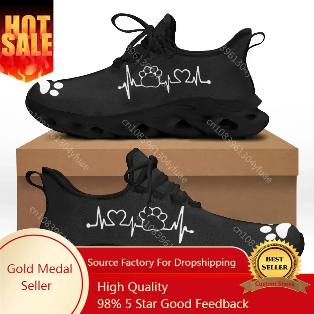 Ladies Casual Animal Paw Print Brand Design Women Lightweight Flat Sneakers Lace-Up Shoes 2022
Ladies Casual Animal Paw Print Brand Design Women Lightweight Flat Sneakers Lace-Up Shoes 2022