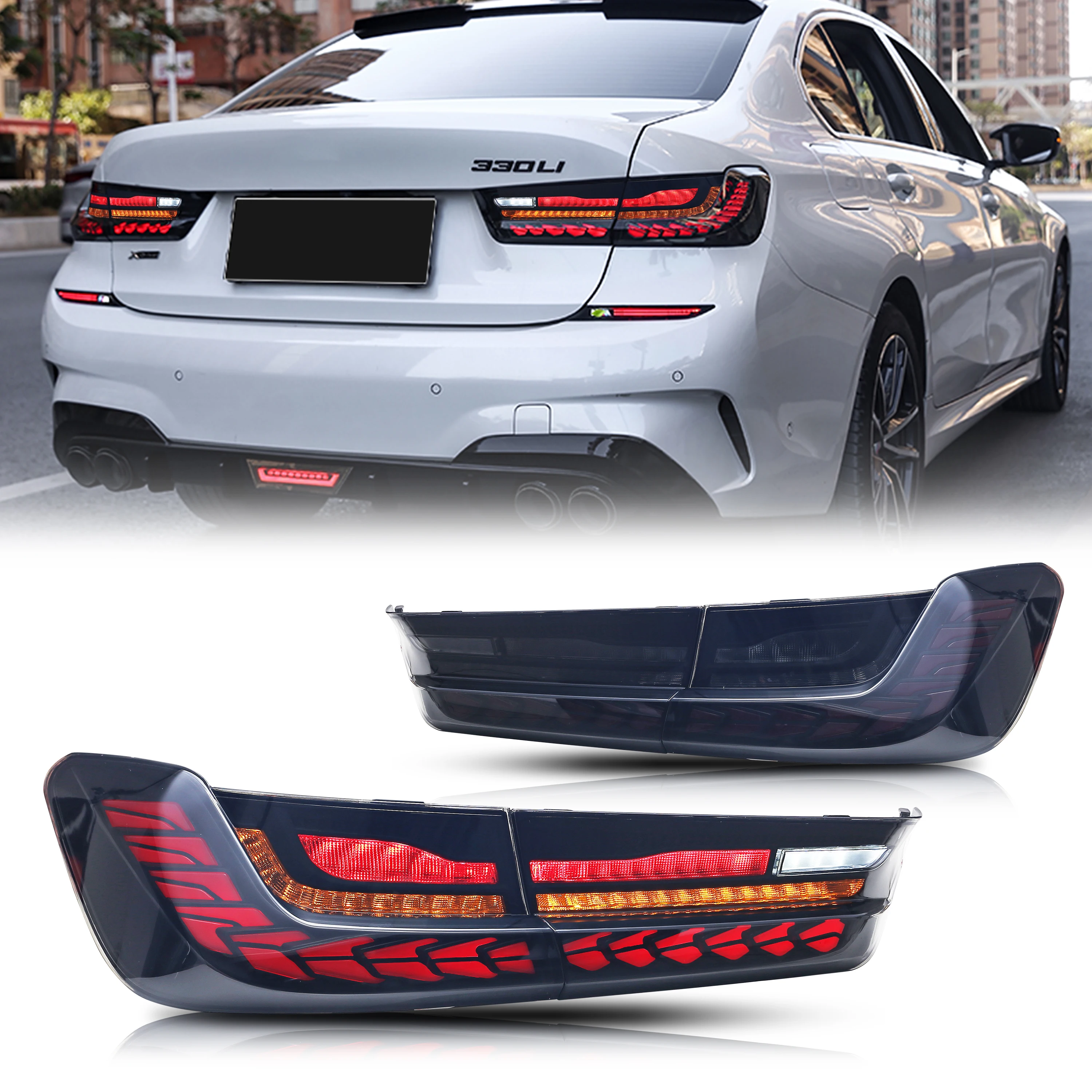 Светодиодные задние фонари GTS для BMW 3-Series G20 G80 M3 седан 2019-2024, анимация запуска, последовательный указатель поворота, задние фонари в сборе
Светодиодные задние фонари GTS для BMW 3-Series G20 G80 M3 седан 2019-2024, анимация запуска, последовательный указатель поворота, задние фонари в сборе