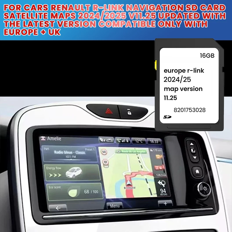 Новая версия 2024 для Renault R-LINK Navigation SD Card V11.25 - 8201753028 Карты супутниковых GPS SD-карт
Новая версия 2024 для Renault R-LINK Navigation SD Card V11.25 - 8201753028 Карты супутниковых GPS SD-карт