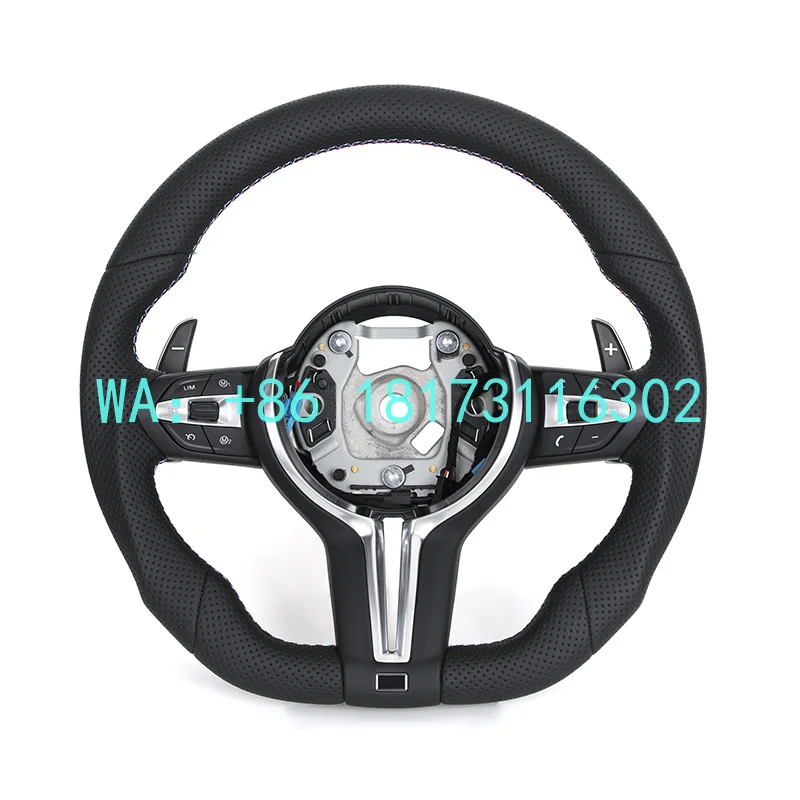 China Plant 2026 Flat Bottom Full Perforated Leather M Sport Steering Wheel 7 Series F02 F10 F26 F30 M3 F80 M4 F82 M5 F9
China Plant 2026 Flat Bottom Full Perforated Leather M Sport Steering Wheel 7 Series F02 F10 F26 F30 M3 F80 M4 F82 M5 F9