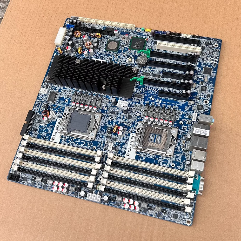 Материнская плата для рабочих станций HP Z800 591182-001 576202-001 460838-002, поддерживает процессоры серий 55 и 56, 536798-001 REV 1.02
Материнская плата для рабочих станций HP Z800 591182-001 576202-001 460838-002, поддерживает процессоры серий 55 и 56, 536798-001 REV 1.02