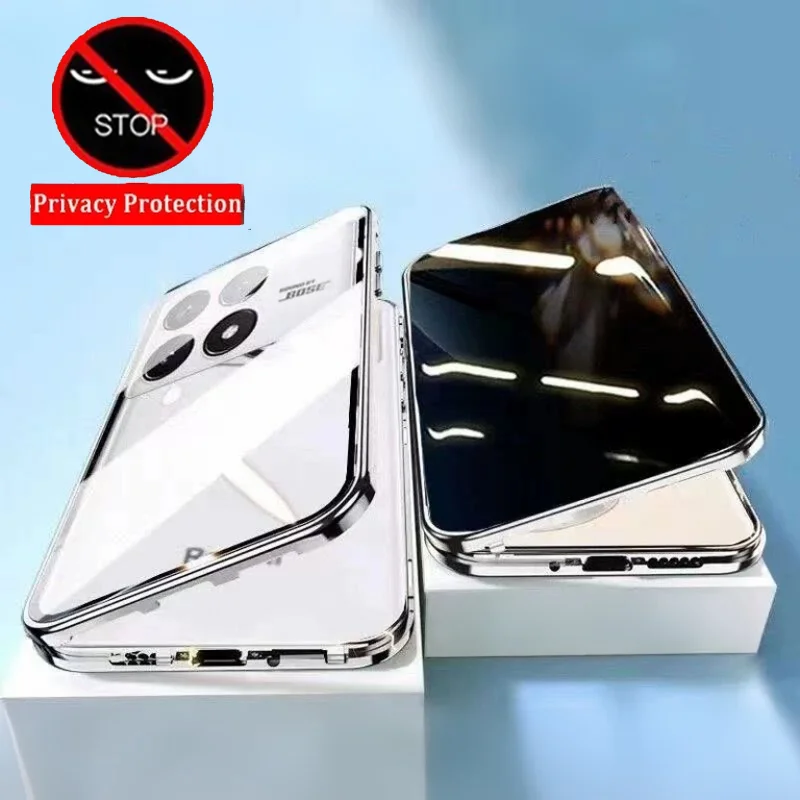 Anti Peep Privacy Tempered Glass Magnetic Metal Cases For Poco F7 M8 F6 X7 F8 Ultra X6 F5 X8 Pro Max Protection Cover Phone Case
Anti Peep Privacy Tempered Glass Magnetic Metal Cases For Poco F7 M8 F6 X7 F8 Ultra X6 F5 X8 Pro Max Protection Cover Phone Case