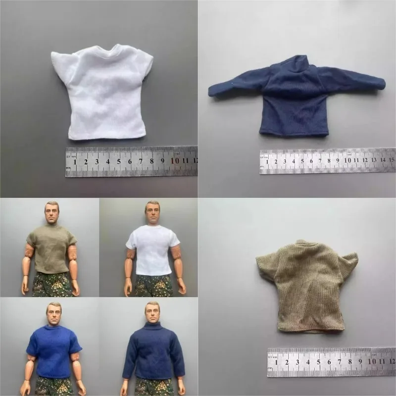 1/6 Scale Fashion Long Short Sleeve T-shirt Tops Multiple Colors Clothes Model for 12inch Male Soldier Body
1/6 Scale Fashion Long Short Sleeve T-shirt Tops Multiple Colors Clothes Model for 12inch Male Soldier Body