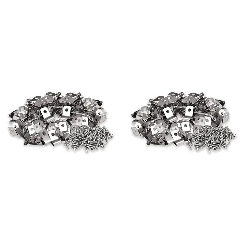 Зажимы для проволочной сетки B62B, крепежные зажимы для сельскохозяйственных ограждений, зажимы для проволоки из нержавеющей стали с винтами (200 шт.)
Зажимы для проволочной сетки B62B, крепежные зажимы для сельскохозяйственных ограждений, зажимы для проволоки из нержавеющей стали с винтами (200 шт.)