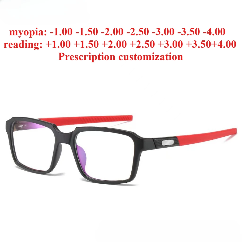 54mm men's rectangular eyeglass frames - anti-blue light reading glasses - custom prescription lenses for myopia and astigmatism
54mm men's rectangular eyeglass frames - anti-blue light reading glasses - custom prescription lenses for myopia and astigmatism