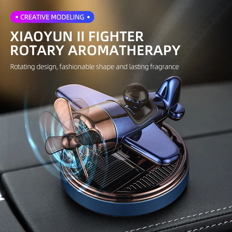 Solar Car Air Freshener Auto Parts Interior Aromatreatment Decoration Propeller Rotating Fighter Modelling Perfume Diffuser
Solar Car Air Freshener Auto Parts Interior Aromatreatment Decoration Propeller Rotating Fighter Modelling Perfume Diffuser