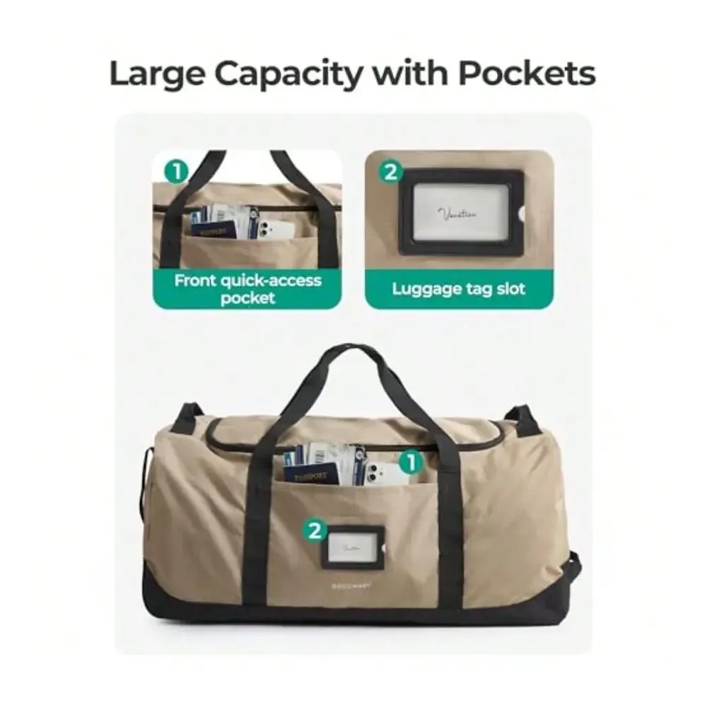 Foldable Travel Bag Large Duffle Bag For Travel Weekender Duffel Luggage Bag For Sport College Camping Water Resistant
Foldable Travel Bag Large Duffle Bag For Travel Weekender Duffel Luggage Bag For Sport College Camping Water Resistant