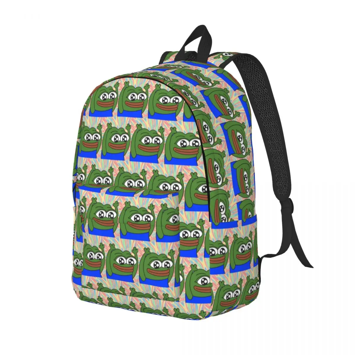 Happy Pepe Meme Rare Pepe Frog Student Backpack School Bag Hiking Travel Daypack for Boys Girls Fashion Bookbag Shoulder Bags
Happy Pepe Meme Rare Pepe Frog Student Backpack School Bag Hiking Travel Daypack for Boys Girls Fashion Bookbag Shoulder Bags