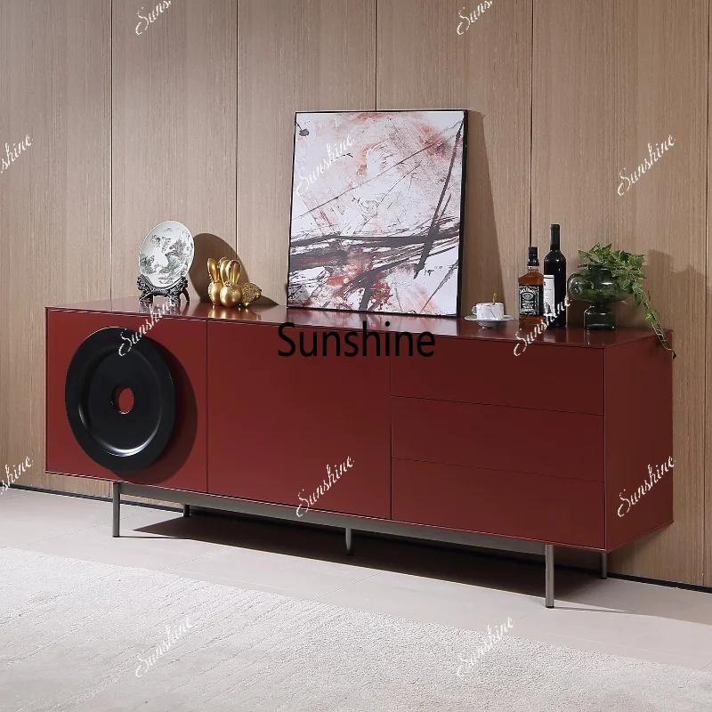 Italian light luxury dining side cabinet high-end living room porch cabinet modern villa locker
Italian light luxury dining side cabinet high-end living room porch cabinet modern villa locker