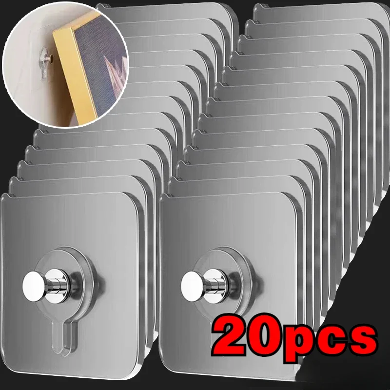 Strong Adhesive Hooks Picture Frame Holder Poster Photo Clock No Drilling Hooks Waterproof Kitchen Bathroom Hanger Screw Hooks
Strong Adhesive Hooks Picture Frame Holder Poster Photo Clock No Drilling Hooks Waterproof Kitchen Bathroom Hanger Screw Hooks