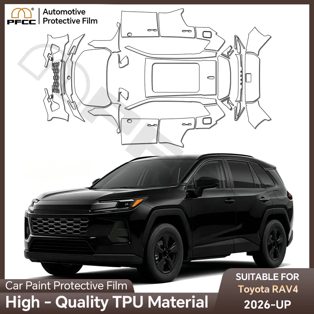 For Toyota RAV4 2026 2027 Full Range of Models TPU Paint Protection Film Anti-scratch Pre-cut PPF Car Clear Bra Resistant Cover
For Toyota RAV4 2026 2027 Full Range of Models TPU Paint Protection Film Anti-scratch Pre-cut PPF Car Clear Bra Resistant Cover
