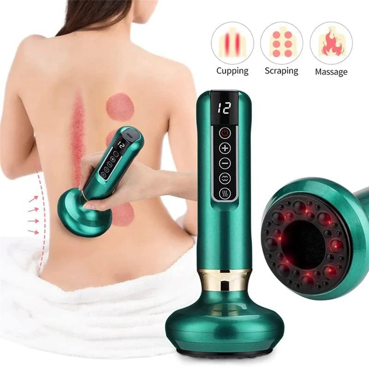 Smart Electric Suction Cupping Therapy Set Beauty Massager Anti Cellulite Cupping Vacuum Slimming Guasha Health
Smart Electric Suction Cupping Therapy Set Beauty Massager Anti Cellulite Cupping Vacuum Slimming Guasha Health