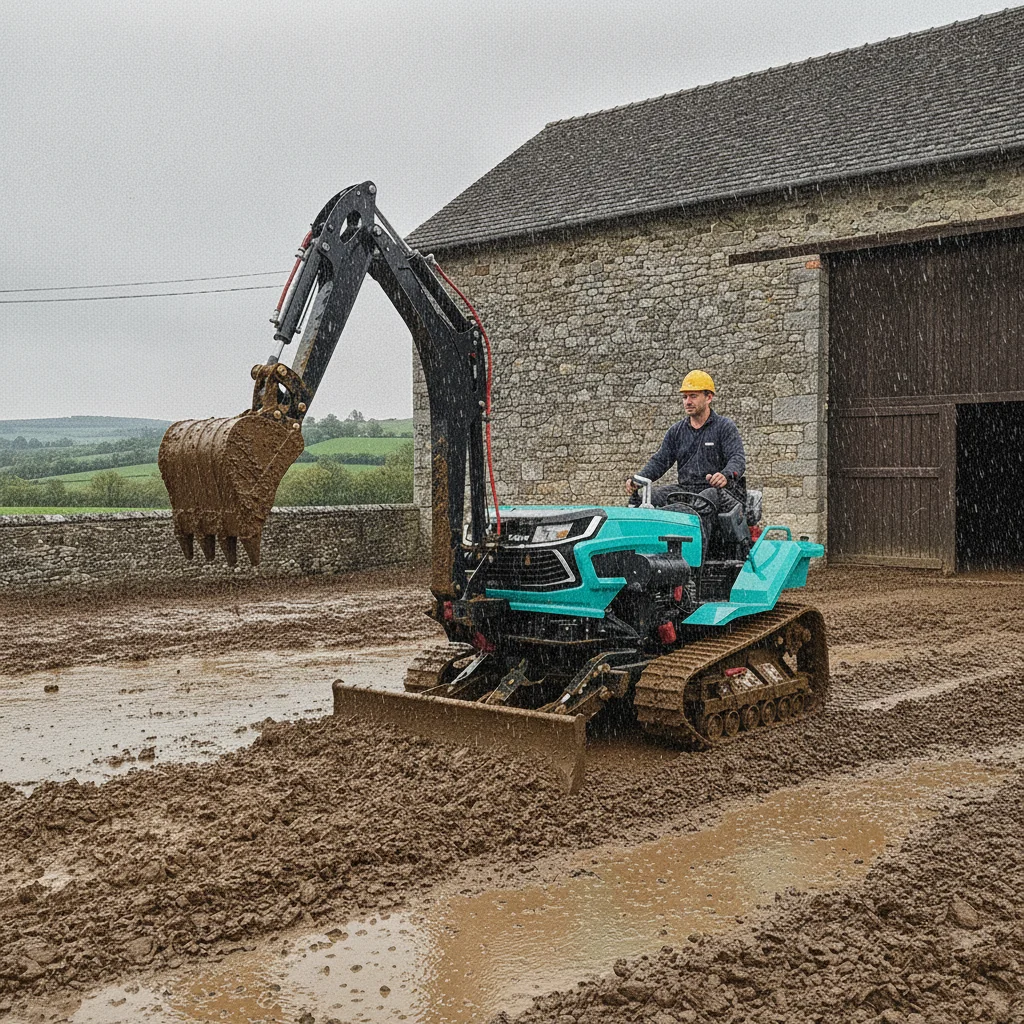 25HP Rubber Track Crawler Tractor Multifunctional Farm Mini Diesel Tractor Paddy Field Rotary Cultivator Agricultural Machinery
25HP Rubber Track Crawler Tractor Multifunctional Farm Mini Diesel Tractor Paddy Field Rotary Cultivator Agricultural Machinery