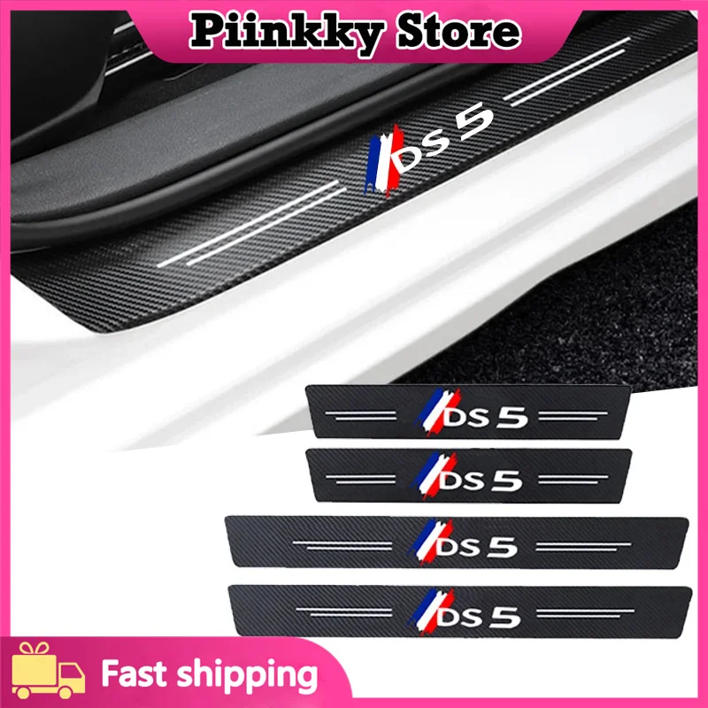 for DS5 Letter Car Door Threshold Scuff Plate Decals Carbon Fiber Sill Protector Stickers Auto Door Entry Pedal Guards
for DS5 Letter Car Door Threshold Scuff Plate Decals Carbon Fiber Sill Protector Stickers Auto Door Entry Pedal Guards