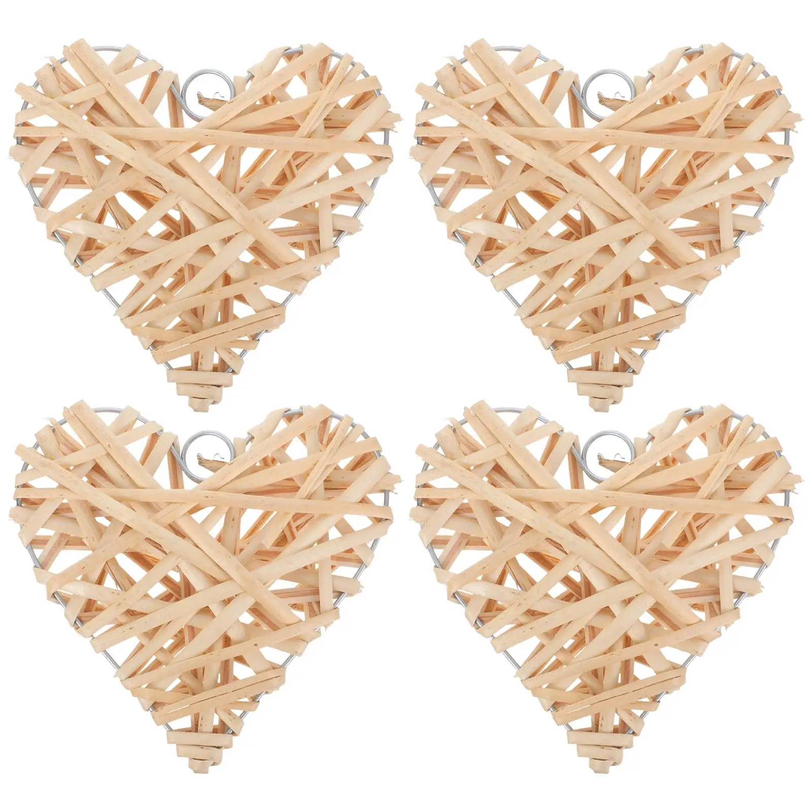 4PCS Heart Pendant Decorations Home Valentine Wedding Party Willow Material Hanging Showcase Showcase Pendants Props
4PCS Heart Pendant Decorations Home Valentine Wedding Party Willow Material Hanging Showcase Showcase Pendants Props