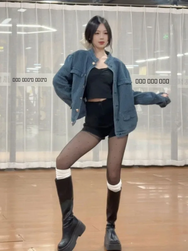 Retro High Faion Cute Denim ort Jaet Small Size Sli Personali Winter Outerwear Women's Faion Outerwear
Retro High Faion Cute Denim ort Jaet Small Size Sli Personali Winter Outerwear Women's Faion Outerwear