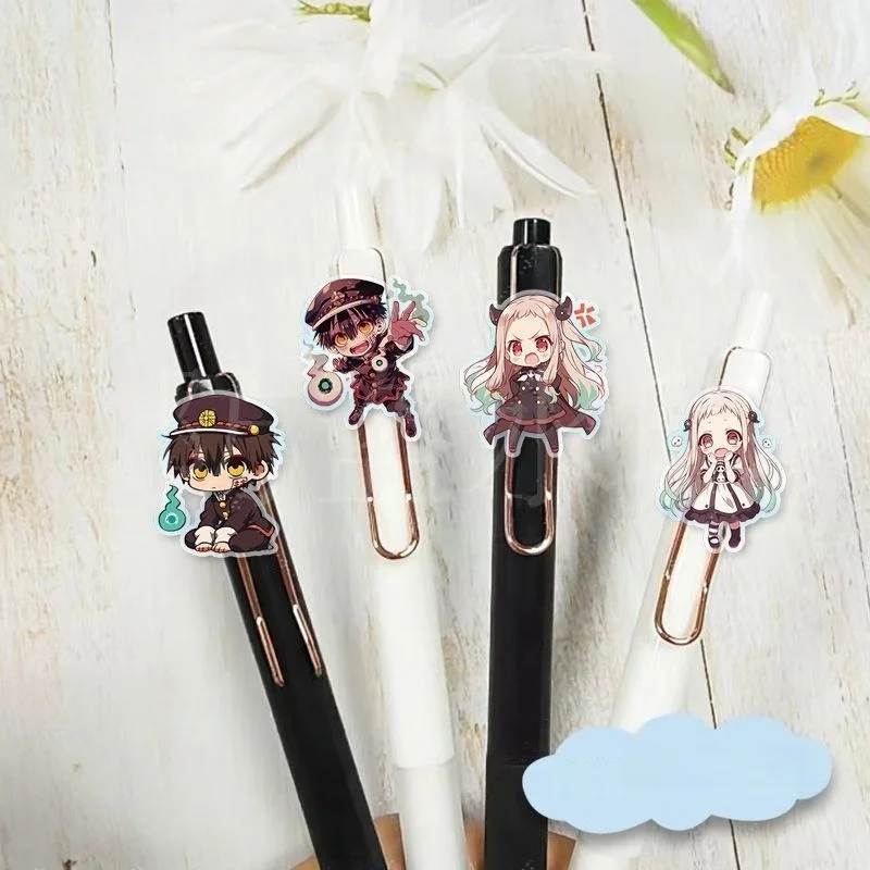 Ручка для ежедневного письма с персонажами аниме «Туалетный мальчик Ханако-кун»: Яширо Нене, Юги Аманэ. Черная ручка, канцелярские принадлежности для учебы, изысканный подарок.
Ручка для ежедневного письма с персонажами аниме «Туалетный мальчик Ханако-кун»: Яширо Нене, Юги Аманэ. Черная ручка, канцелярские принадлежности для учебы, изысканный подарок.