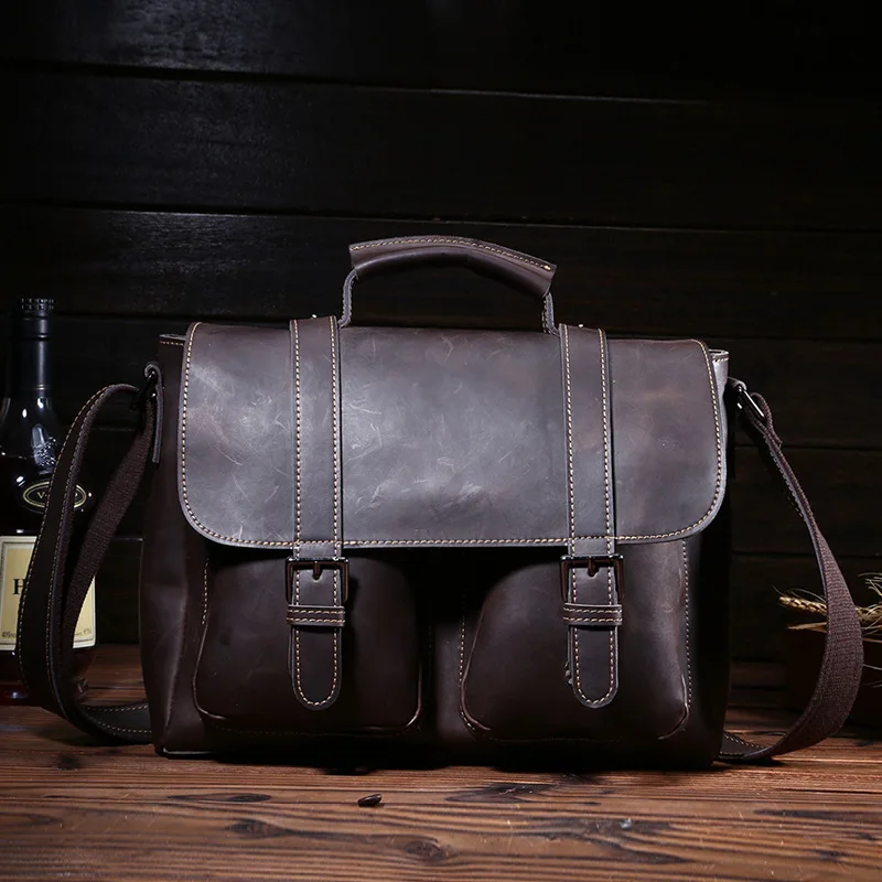 Retro Large Capacity Cowhide Women's Handbags Classic Multi-Function Brand High Quality Luxury Multi-Function Shoulder Bags
Retro Large Capacity Cowhide Women's Handbags Classic Multi-Function Brand High Quality Luxury Multi-Function Shoulder Bags