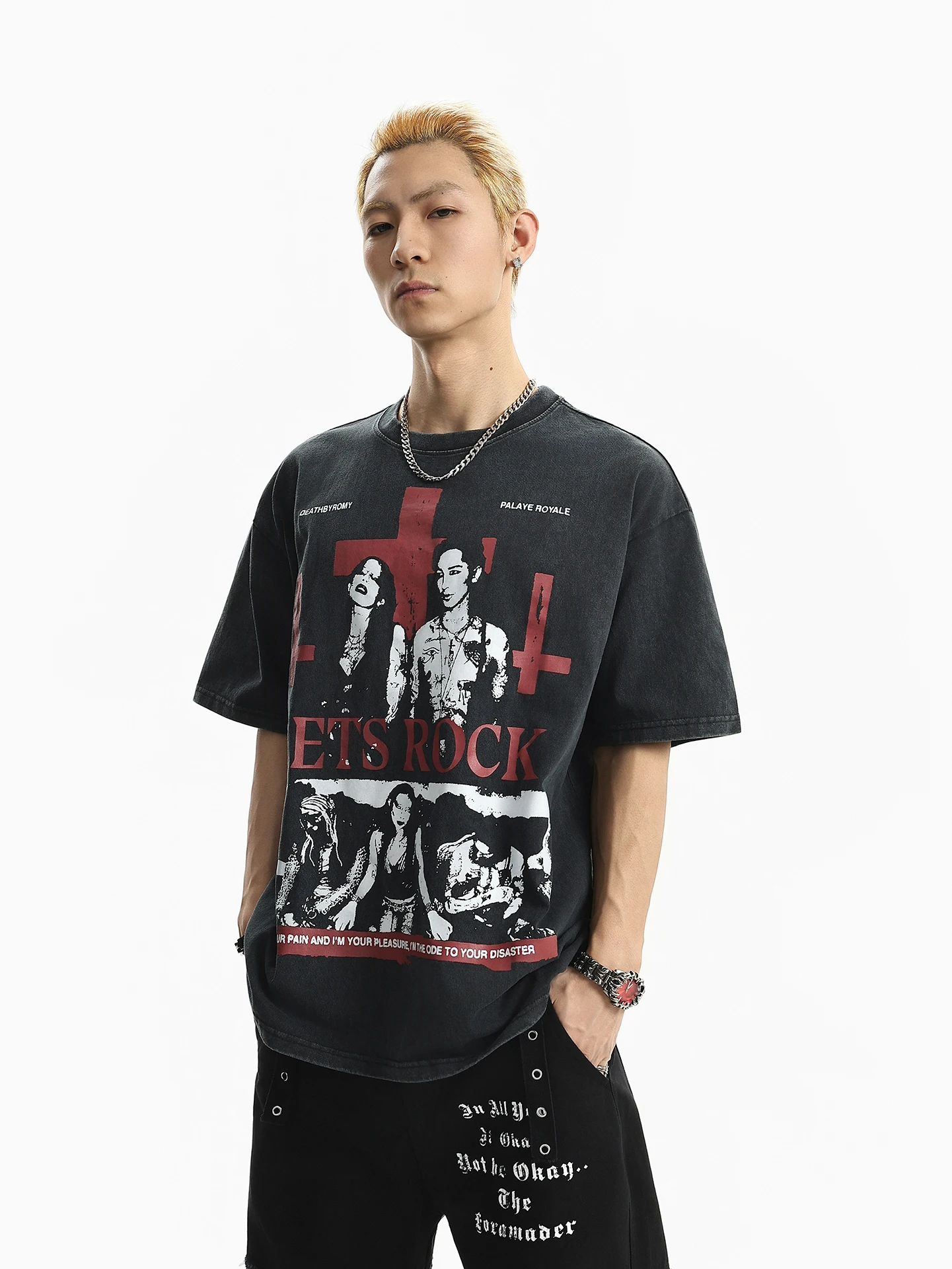 BETEBULE American High Street Printed round Neck Short Sleeve Loose Fit Men's T-Shirt Summer Trendy Brand Casual Half Sleeve Top
BETEBULE American High Street Printed round Neck Short Sleeve Loose Fit Men's T-Shirt Summer Trendy Brand Casual Half Sleeve Top