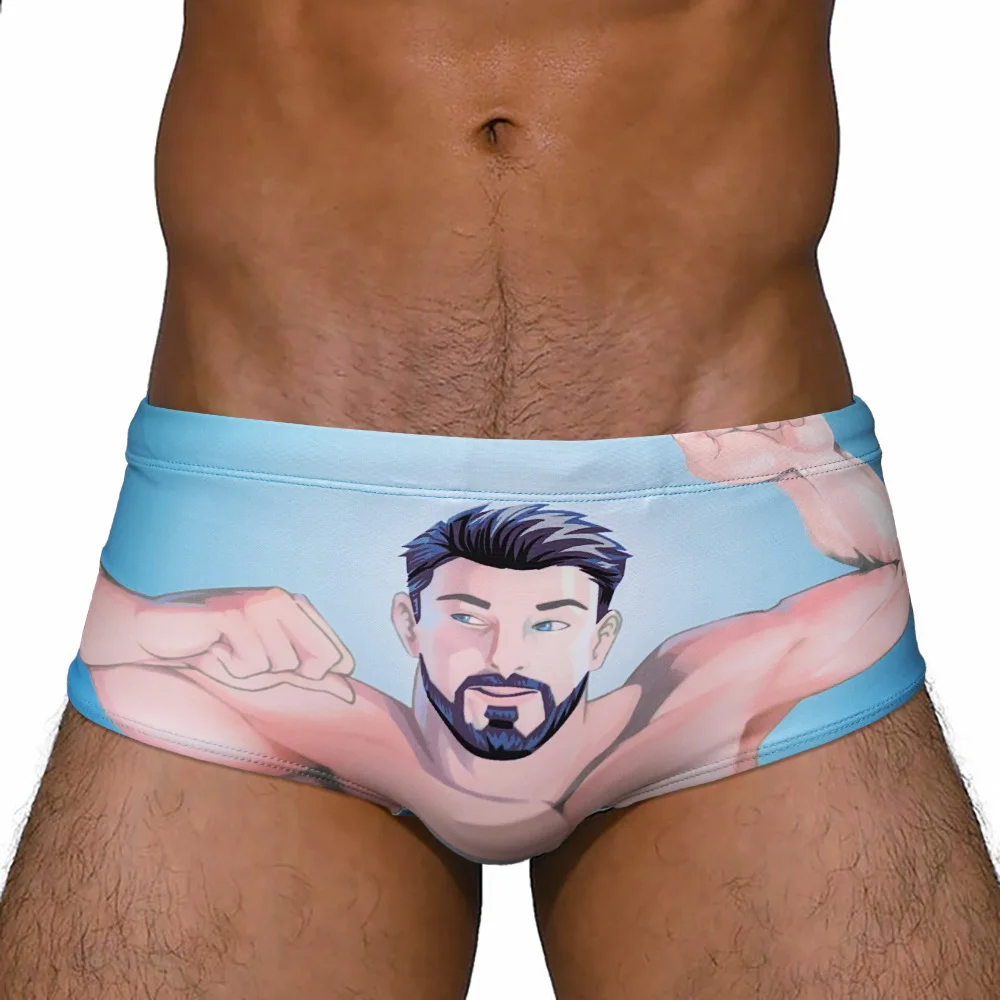 Flat Angle Men's Swimming Trunks Cartoon Pattern Personality Underwear Boxer Shorts Beach Sports Surfing Swimwear
Flat Angle Men's Swimming Trunks Cartoon Pattern Personality Underwear Boxer Shorts Beach Sports Surfing Swimwear